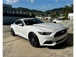 Ford Puerto Rico Mustang EcoBoost; blanco; 2016; 25,400 millas
