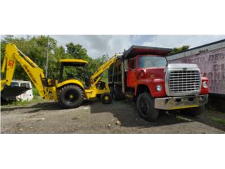 Equipo Construccion Puerto Rico Digger y truck tumba