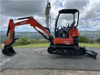 Equipo Construccion Puerto Rico 2018 Mini Excavadora Kubota U35-4