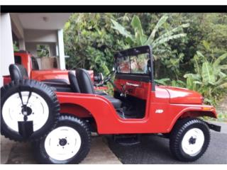 Jeep Puerto Rico Jeep Willys. Rojo / Ao: 1971