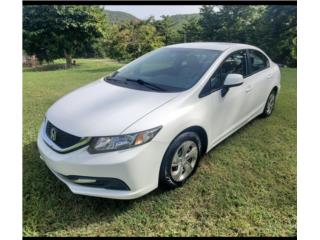 Honda Puerto Rico Honda Civic 2013 LX con 57,000 Millas