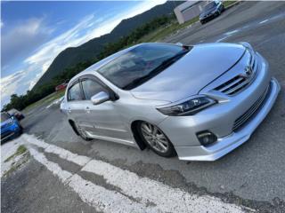 Toyota Puerto Rico Corolla 2010 tipo s Std encuerado rojo 