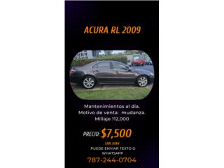 2009 ACURA RL $7,500 OMO