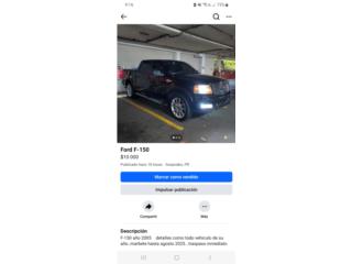 Ford Puerto Rico Ford F-150  2005   $10,500.00