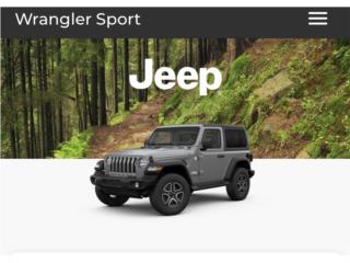 Jeep Puerto Rico Jeep Wrangler 2018, transmisin manual*