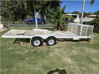 Trailers - Otros Puerto Rico Flat bed trailer doble axle 19x9