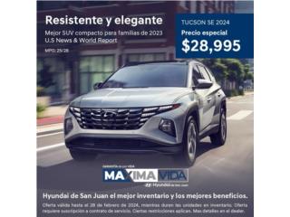 Hyundai Puerto Rico HYUNDAI TUCSON 2024 $28995 REST APLICAN