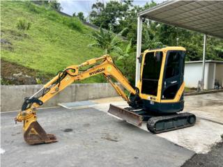 Equipo Construccion Puerto Rico 2018 Mini Excavadora Hyundai R25Z 2.5ton