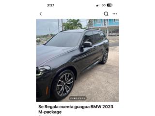 BMW Puerto Rico BMW X3 M Package Se regala cuenta 