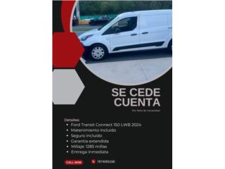 Ford Puerto Rico Cedo cuenta Ford Transit Connect 2024