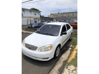 Toyota Puerto Rico Toyota Corolla  2004 