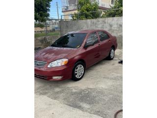 Toyota Puerto Rico Toyota Corolla 2004 