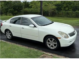 Infiniti Puerto Rico Infiniti G35 2003 Sedan $4,250