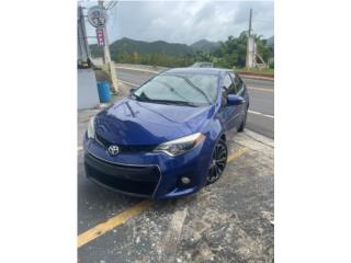 Toyota Puerto Rico Toyota Corrolla 2015 modelos s azul 12,500.00