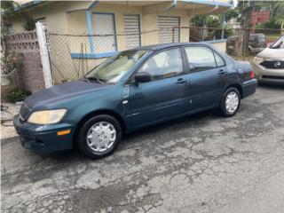 Mitsubishi Puerto Rico Lancer full label aire marbete corre ntido 