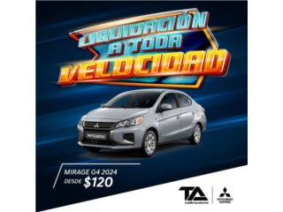 Mitsubishi Puerto Rico MITSUBISHI MIRAGE G4 2024 desde $120 mens