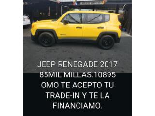 Jeep Puerto Rico Vendo jeep. Renegade 2017, muy bueno.