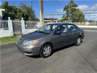 Toyota Puerto Rico 2003 Toyota Corolla 