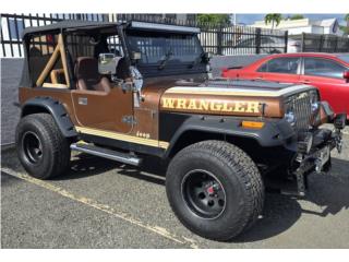 Jeep Puerto Rico Wrangler 1987 std. 4x4  motor AMC 4.2 Lts. 6 