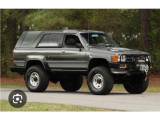 Toyota Puerto Rico piesas de toyota pickup y 4runner 1986 4x4 