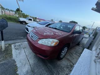 Toyota Puerto Rico Toyota Corolla 2003