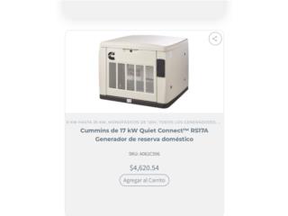 Otros Puerto Rico Generador cummins con pipote 3500