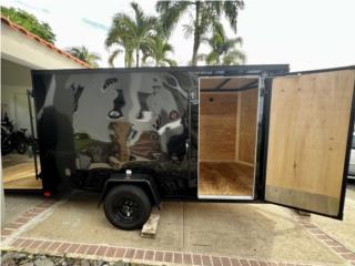 Trailers - Otros Puerto Rico Trailer Homesteader 6x12 2025 � Negro Completo