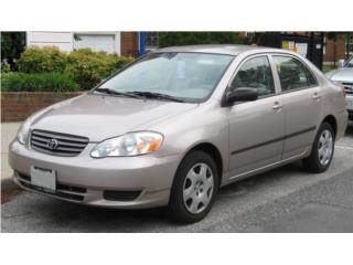 Toyota Puerto Rico Corolla 2003