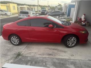 Honda Puerto Rico Honda Civic 2012 Rojo con marbete 