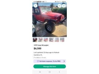 Jeep Puerto Rico Jeep wrangler 1999