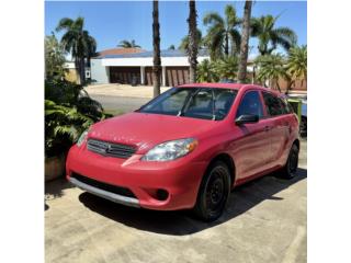 Toyota Puerto Rico Matrix Toyota 2006 rojo