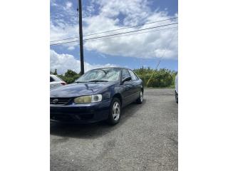 Toyota Puerto Rico Toyota corolla 2002 full label 99,000 millas 
