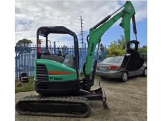 Equipo Construccion Puerto Rico MiniExcavadora Bobcat 1000 Horas