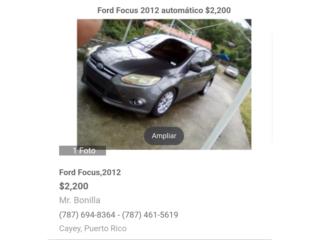 Ford Puerto Rico Ford Focus 2012 automtico 1,000