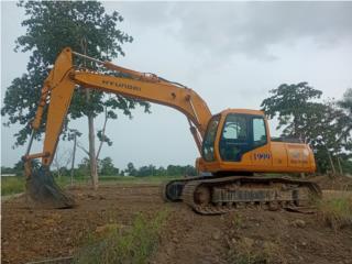 Excavadora yundai, Equipo Construccion Puerto Rico