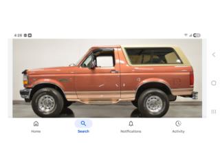 Ford Puerto Rico Busco Bronco Desert Color