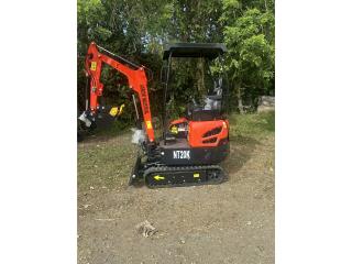 Mini excavadora motor Kubota , Equipo Construccion Puerto Rico