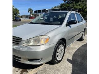 Toyota Puerto Rico Toyota corolla 2003