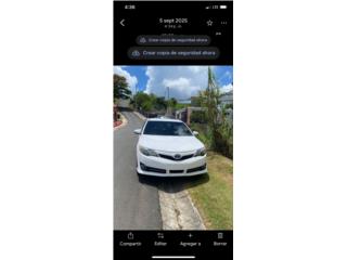 Toyota Puerto Rico Toyota camry 2012 como nuevo 