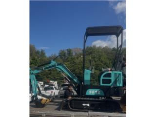Equipo Construccion Puerto Rico MINI EXCAVADORA FF12 CASI NUEVA 