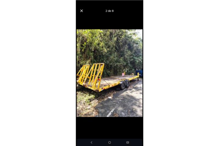 Plataforma de 8 toneladas 24 pies doble reforzada 2003