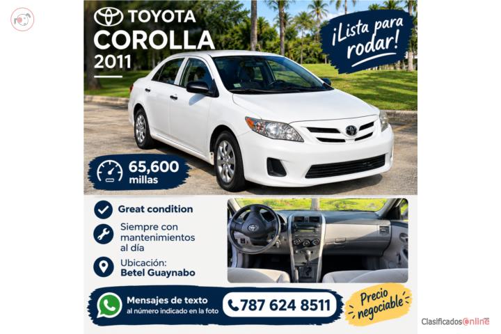 Toyota Corolla 2011 como nuevo