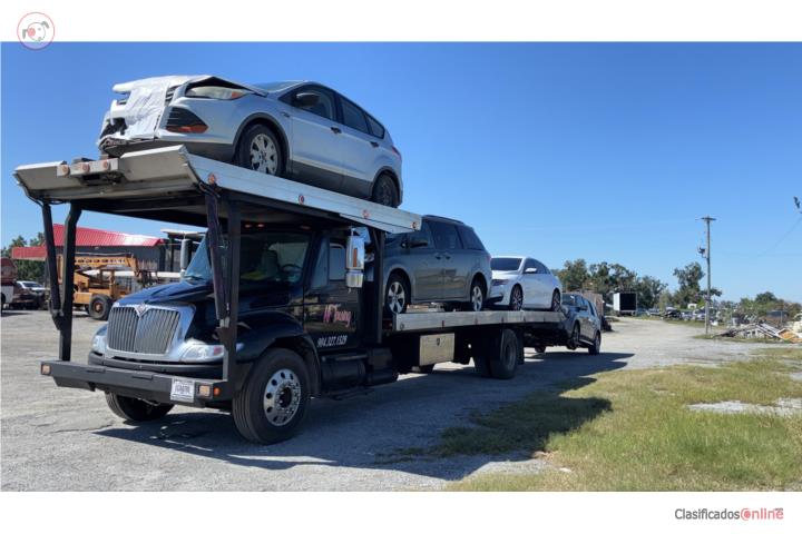 2003 international 4 car flatbed chevron