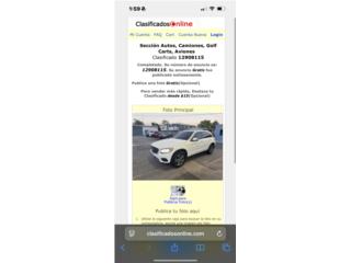 Mercedes Benz Puerto Rico Mercedes 300 glc 2017  8500