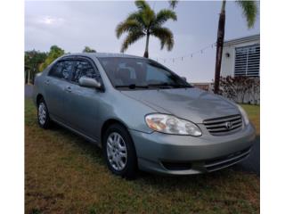 Toyota Puerto Rico Toyota Corolla 2003 Automatico