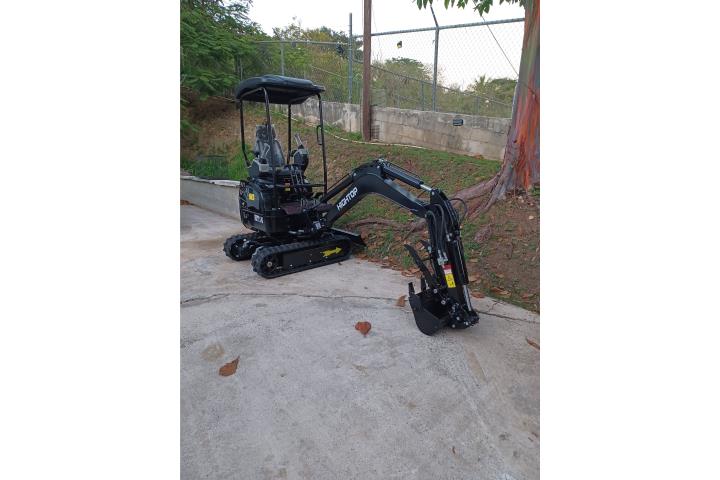 Mini excabadora  dos cilindro