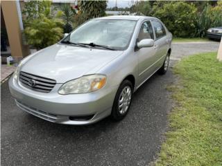 Toyota Puerto Rico Toyota Corolla 2003 $6,800 como nuevo