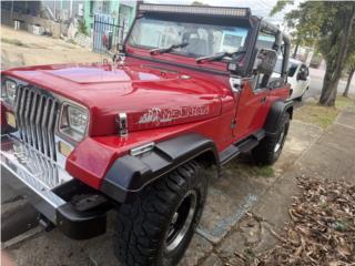 Jeep Puerto Rico Jepp wrangler. 1992  std5 12,000 88mil millas