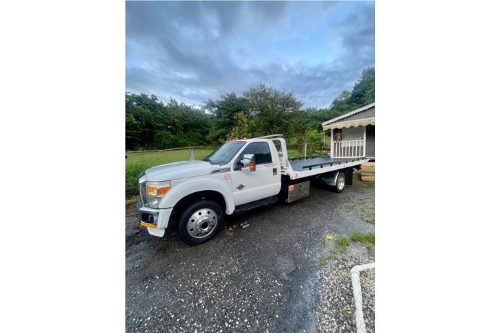 Grúa F550 flat bed