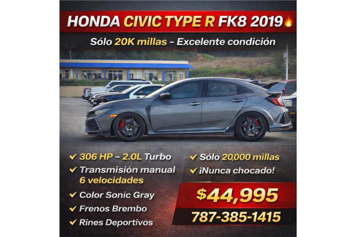 Honda Civic Type R FK8 2019 – 20K millas